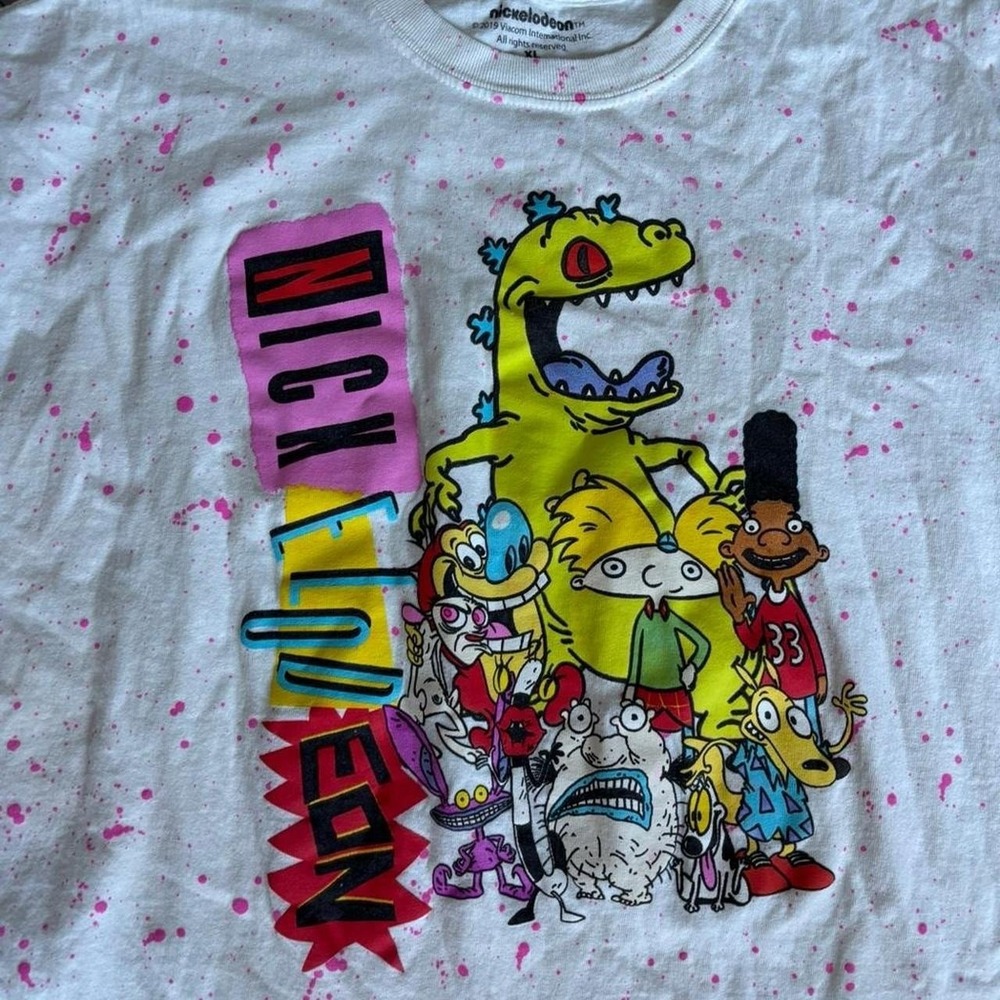 Nickelodeon Short Sleeve Graphic T Shirt XL - Picture 2 of 4